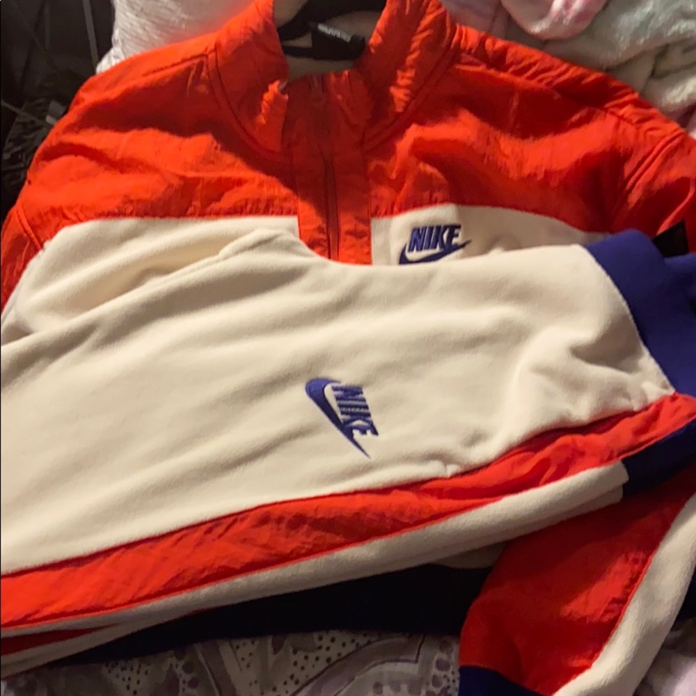 nike fleece tracksuit